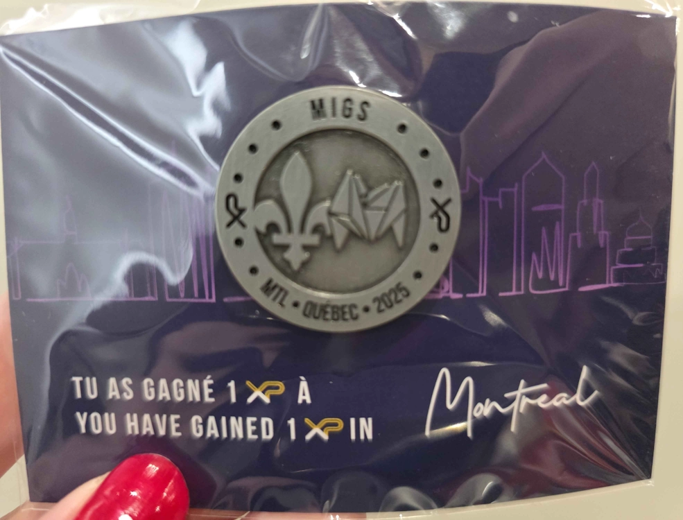 The XP pin given to MIGS attendees